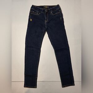 Lucky Brand Dark Blue Girls Skinny Jeans